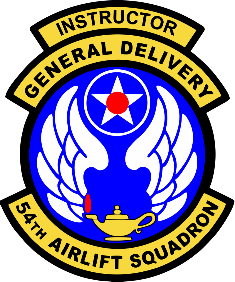 54 AS Full Color Instructor Patch