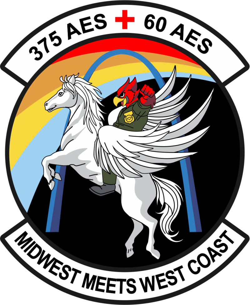 375 AES - 60 AES Full Color Patch