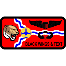 Image for 458 AS Red Cougar Name Tag