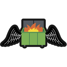 Image for 375 AES Dumpster Fire Pocket Tab