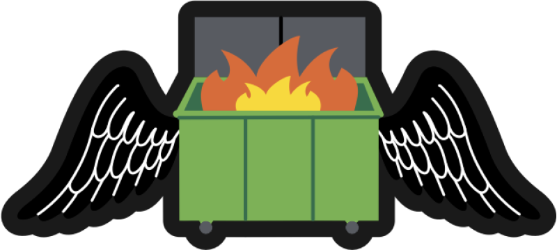 375 AES Dumpster Fire Pocket Tab