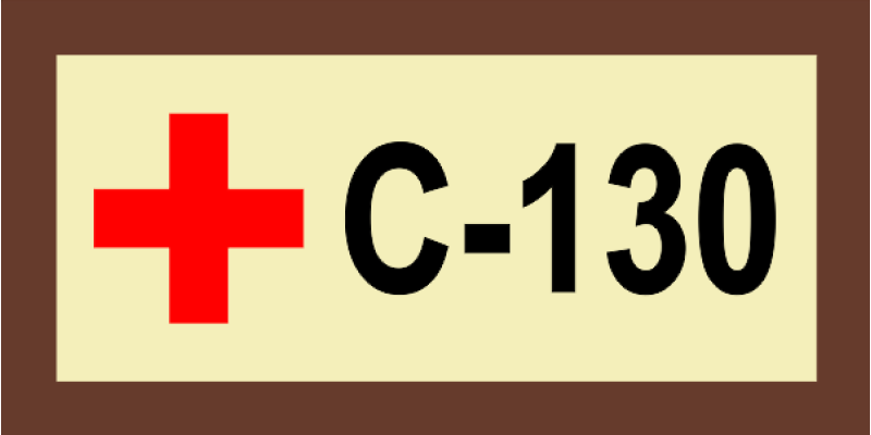 375 AES C-130 with Red Cross Pocket Tab