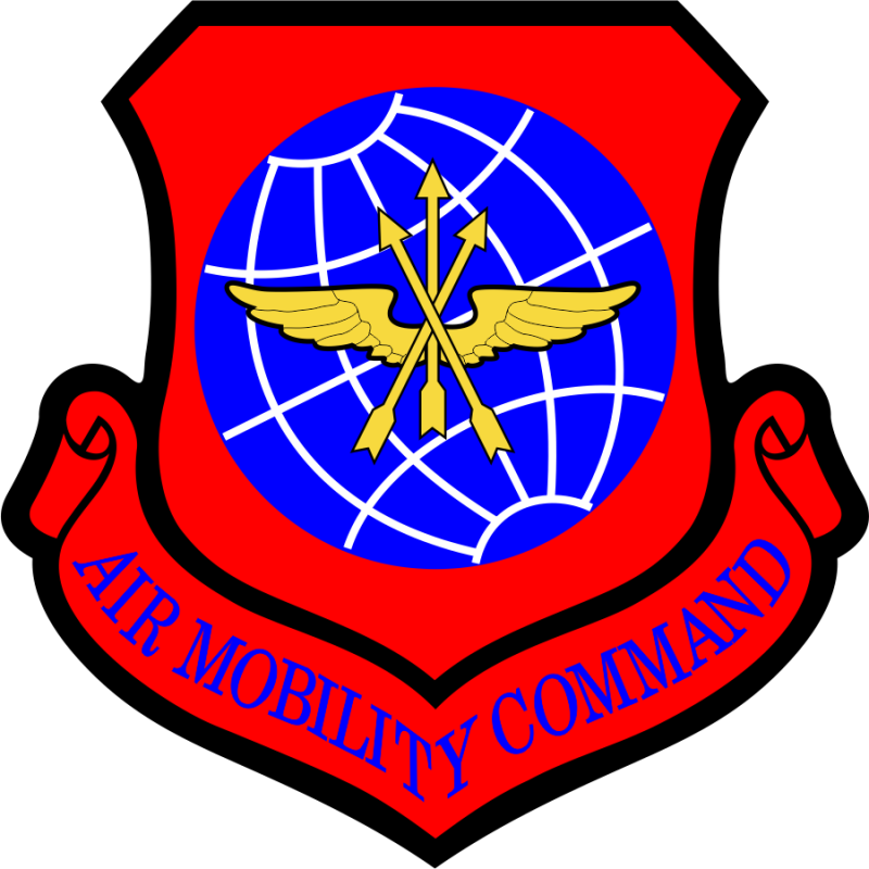 458 AS AMC Red/Blue Patch