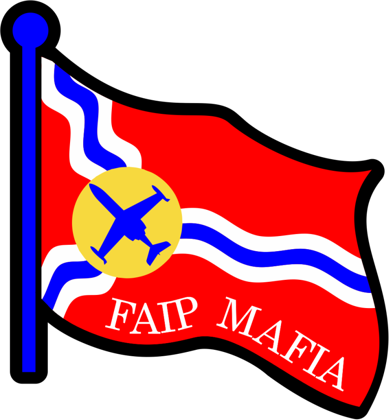 458 AS C-21 FAIP MAFIA Flag Patch