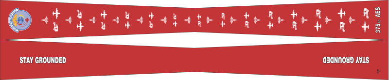 375 AES Flight Scarf, Scott AFB