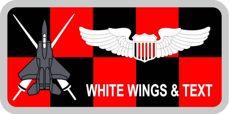 333 FS Checkerboard Name Tag 