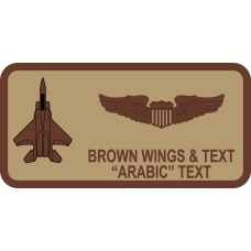 Image for 4 FW F-15E Desert Name Tag