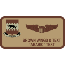 Image for 4 FW  Spit Fire Desert Name Tag