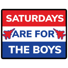 Image for 335 FS Saturdays Are Made For the Boys Patch