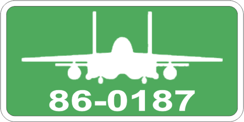 335 FS Tail Numbers F-15 Pocket Tab