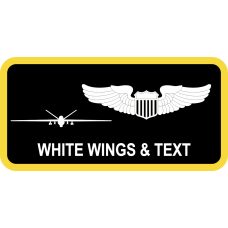 Image for 25 OSS MQ-9 Black/Yellow Name Tag