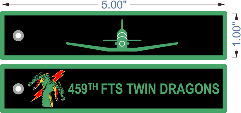 459 FTS Twin Dragons Key Chain