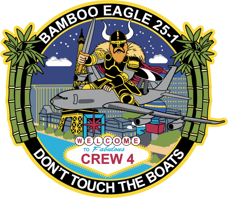 960 AACS Bamboo Eagle 25-1 PVC Patch