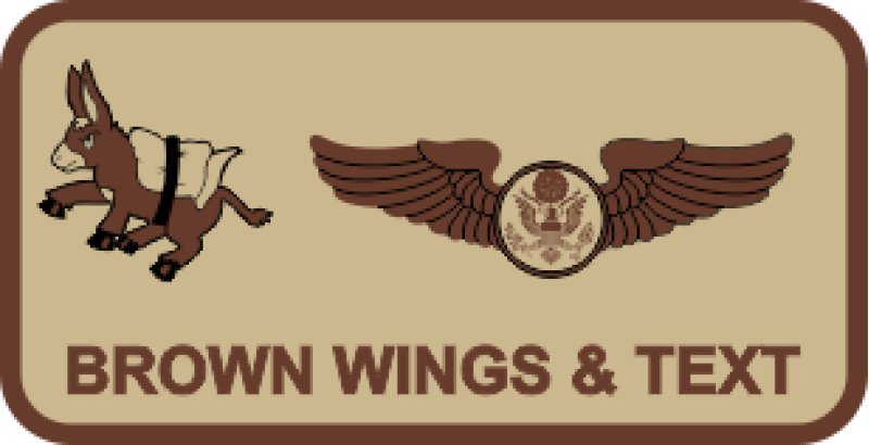 22 AS Donkey Desert Name Tag