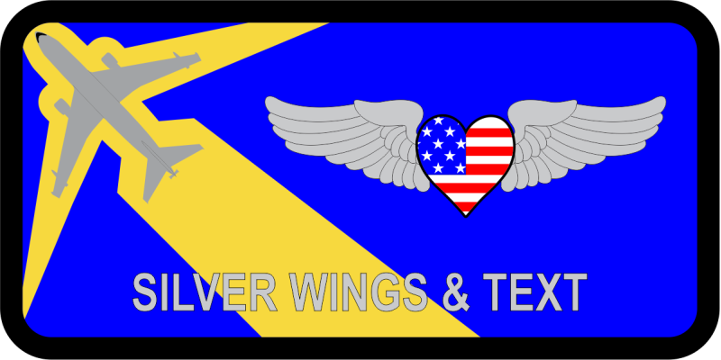 6 ARS KC-46 Sweetheart Wings Name Tag