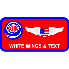 Image for 9 ARS Sweetheart Wings Name Tag