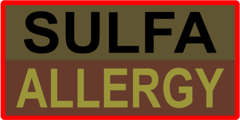Sulfa Allergy OCP Pocket Tab 