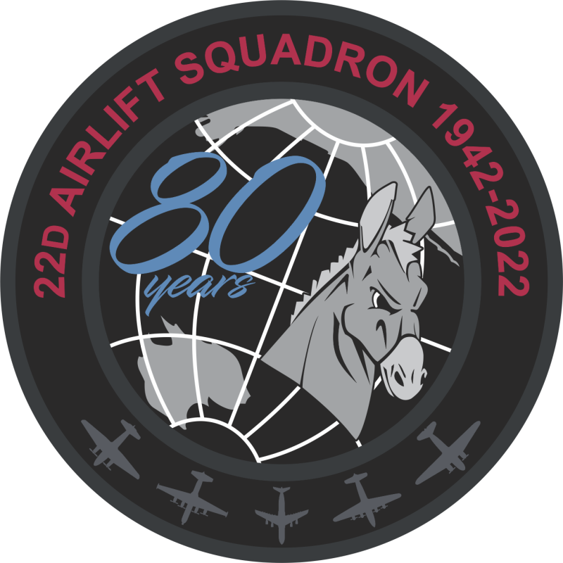 22 AS 80th Anniversary Sticker