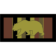 Image for 60 OG Cali Bear with Stripes Pocket Tab OCP