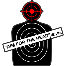 Image for 22 AS Aim For The Head Target Patch