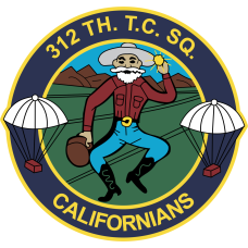 Image for 312 TH. T.C. SQ. Californias  Patch
