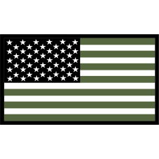 Image for 301 AS OD Green American Flag