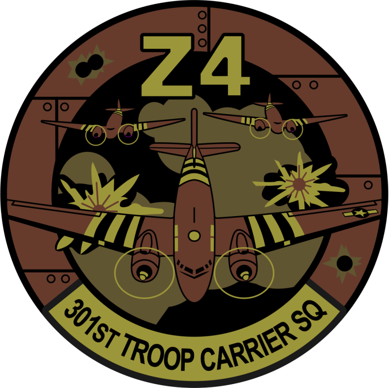 301 Troop Carrier Sq Patch OCP