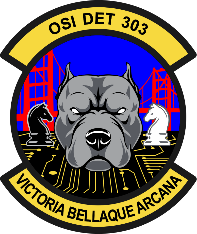 OSI Det 303 Bull Dog Patch