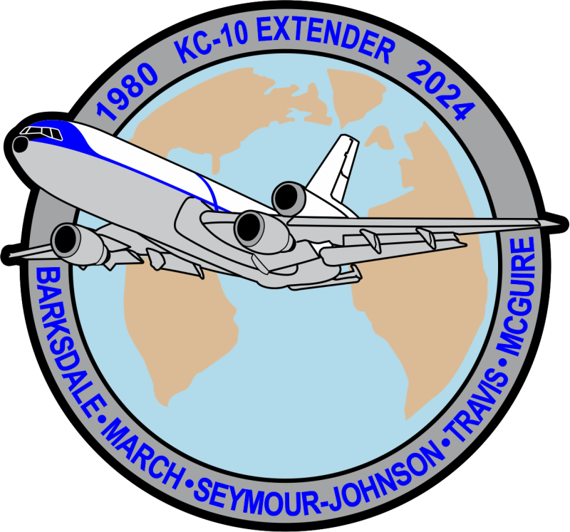 6 ARS 1980-2024 KC-10 Extender Patch