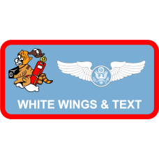 Image for 9 ARS Tiger Gas Pump Friday Name Tag