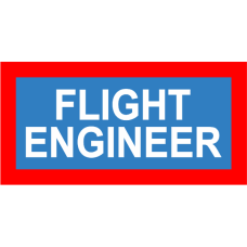 Image for 22 AS Flight Engineer Blue/Red Pocket Tab