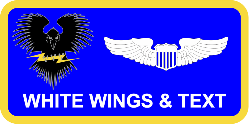 821 CRG Three-Footed Crow Name Tag