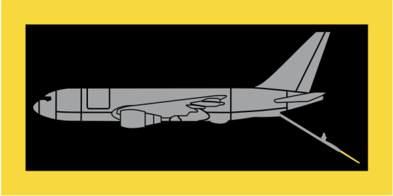 70 ARS Side-View KC-46 Pocket Tab