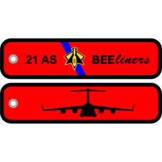 Image for 21 AS C-17 BEEliners Red Key Chain
