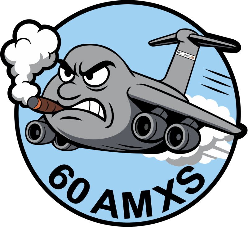 60 AMXS Smoking C-5 Blue Patch