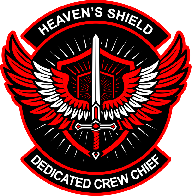 660 AMXS Heaven's Shield Wings with Sword Patch