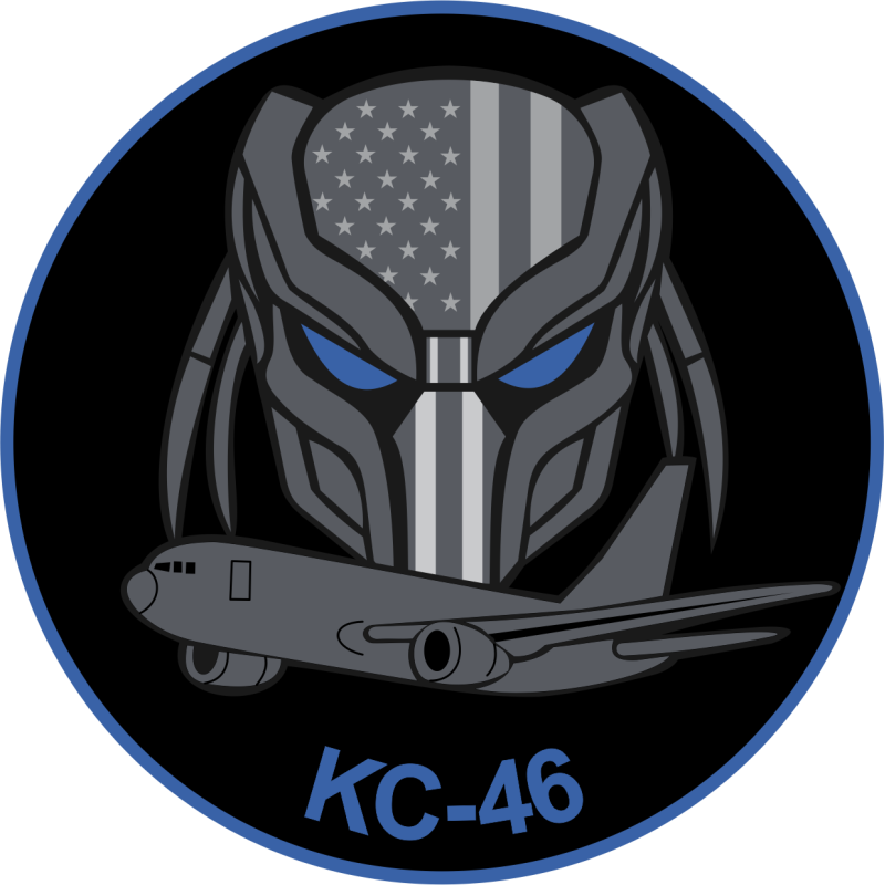 660 AMXS KC-46 Knight with Aircraft Patch