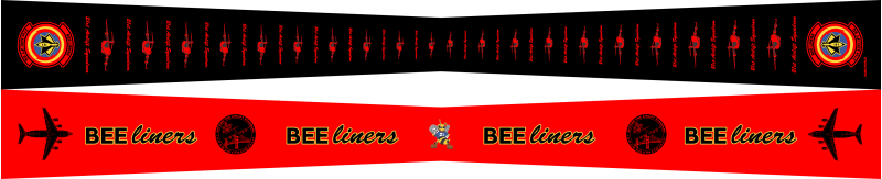 21 AS Black and Red Flight Scarf, Travis AFB