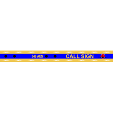 Image for 349 AES Blue Bag Tag, Travis AFB