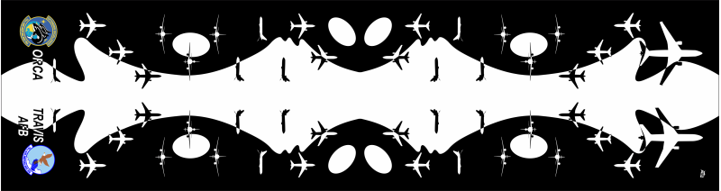 70 ARS Flight Scarf, Travis AFB