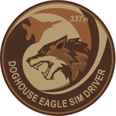 Image for 337 ACS Doghouse Eagle Sim Driver Desert Patch