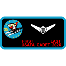 Image for CS-35 Wild Weasels Name Tag Blue Border