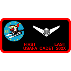 Image for CS-35 Wild Weasels Name Tag Red Border