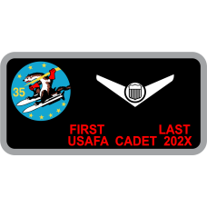 Image for CS-35 Wild Weasels Name Tag Gray Border