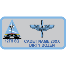 Image for CS-12 Triangle with Polaris Star Name Tag