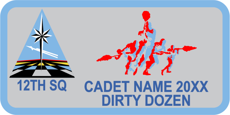 CS-12 Soldier Triangle with Polaris Star Name Tag