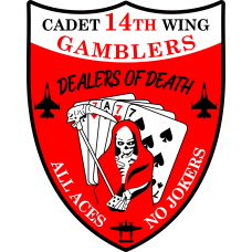 Image for AFROTC Det 14 Gamblers Full Color Patch