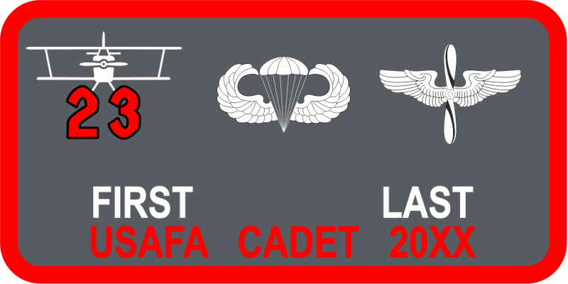 CS-23 Aircraft with 23 Name Tag