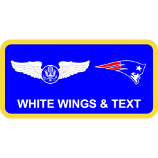 Image for 439 AW Blue Patriot Name Tag