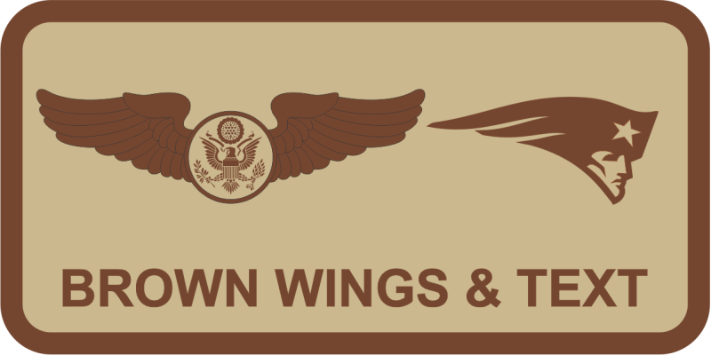 439 AW Desert Patriot Name Tag